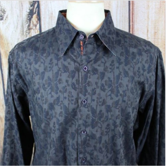 Robert Graham Men's Large Flip Cuff Long Sleeve - Picture 5 of 8